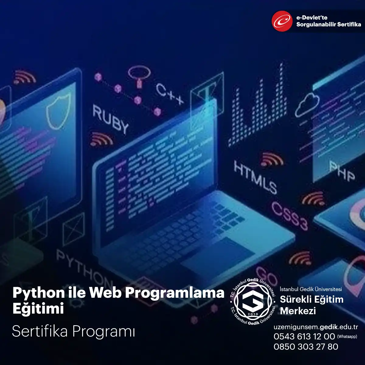 Python ile Web Programlama Eğitimi Sertifika Programı